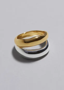 Duo Tone Twin Ring