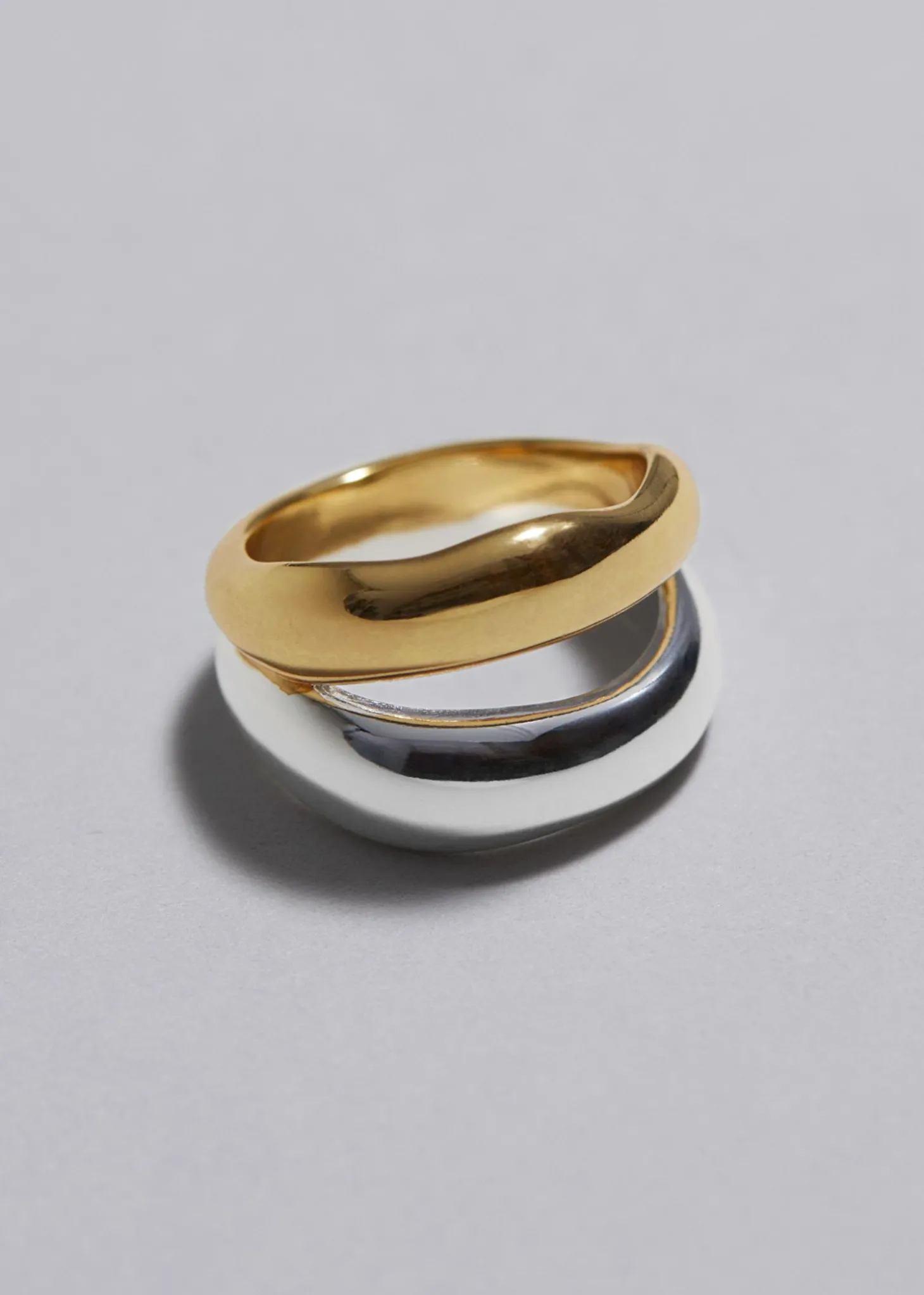 Duo Tone Twin Ring