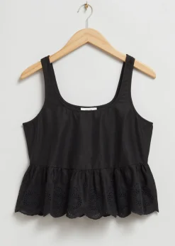 Ermelos Broderie Anglaise Topp