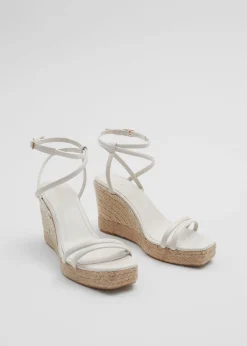 Espadrillesandaler I Skinn