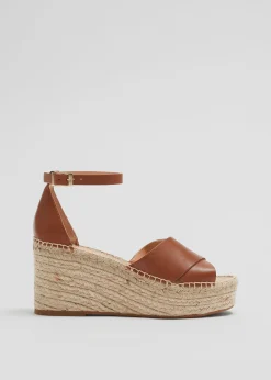 Espadrillesandaler I Skinn