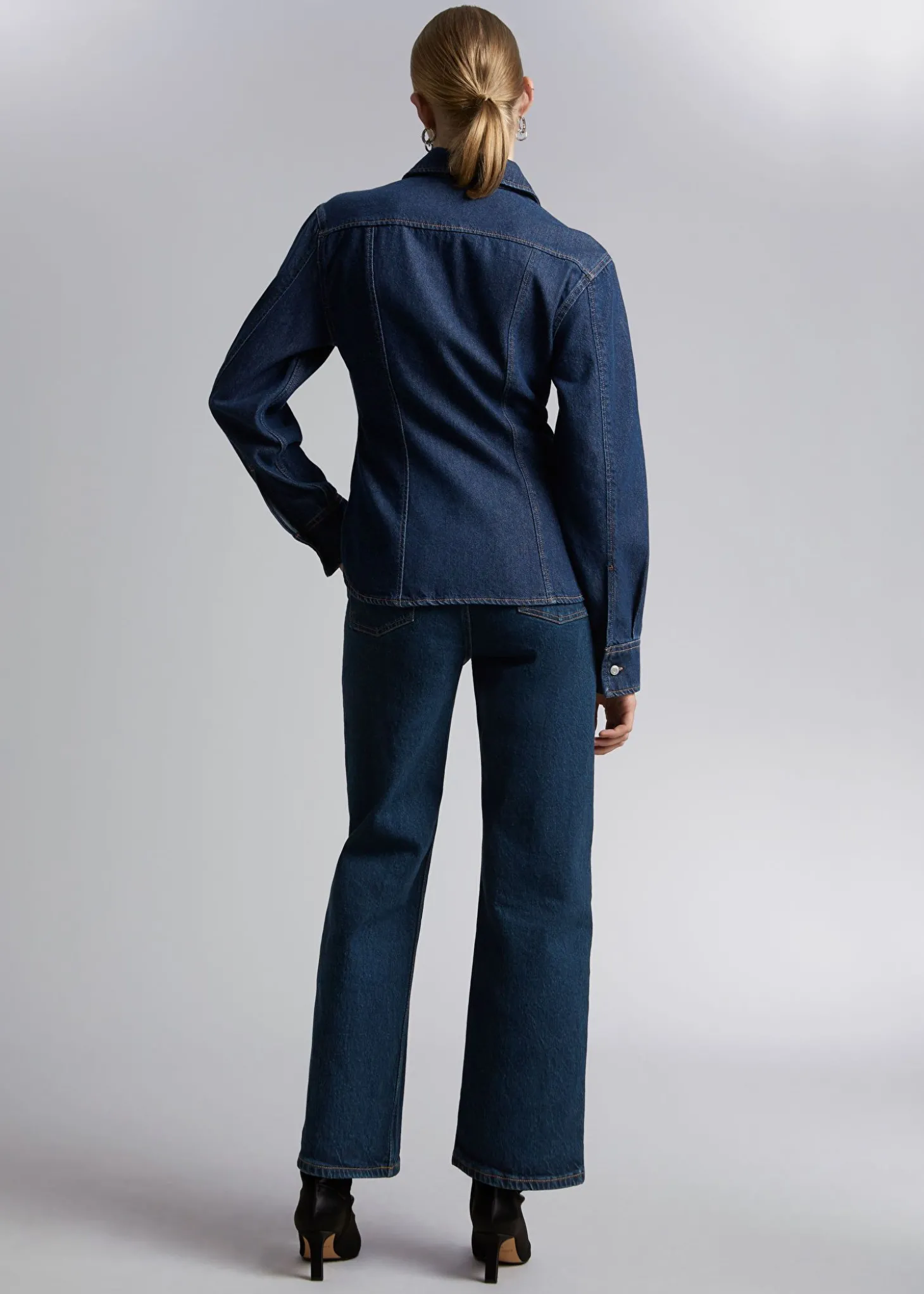 Figursydd DenimSkjørte