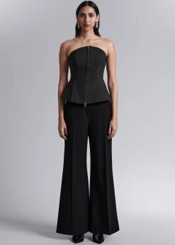 Flared Bustier Topp