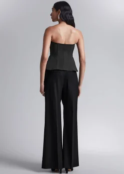Flared Bustier Topp