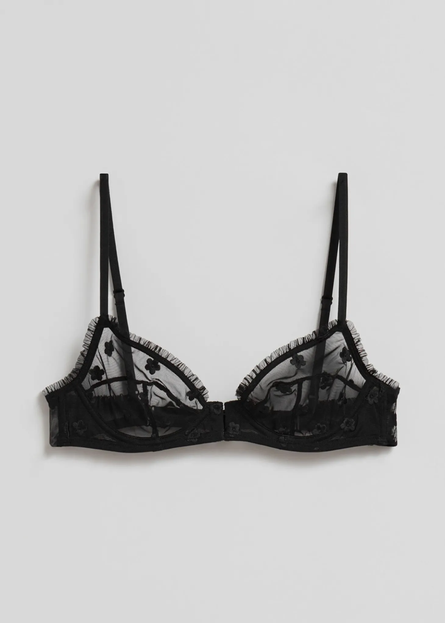 Frilled Sheer Bylte Bh