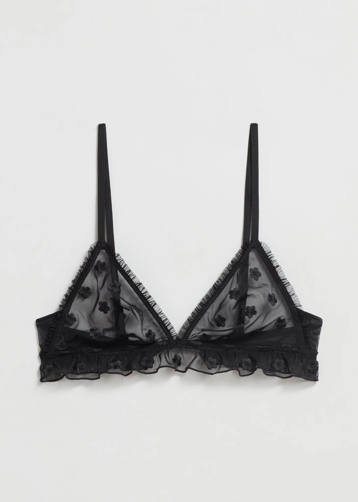 Frilled Sheer Soft Bh