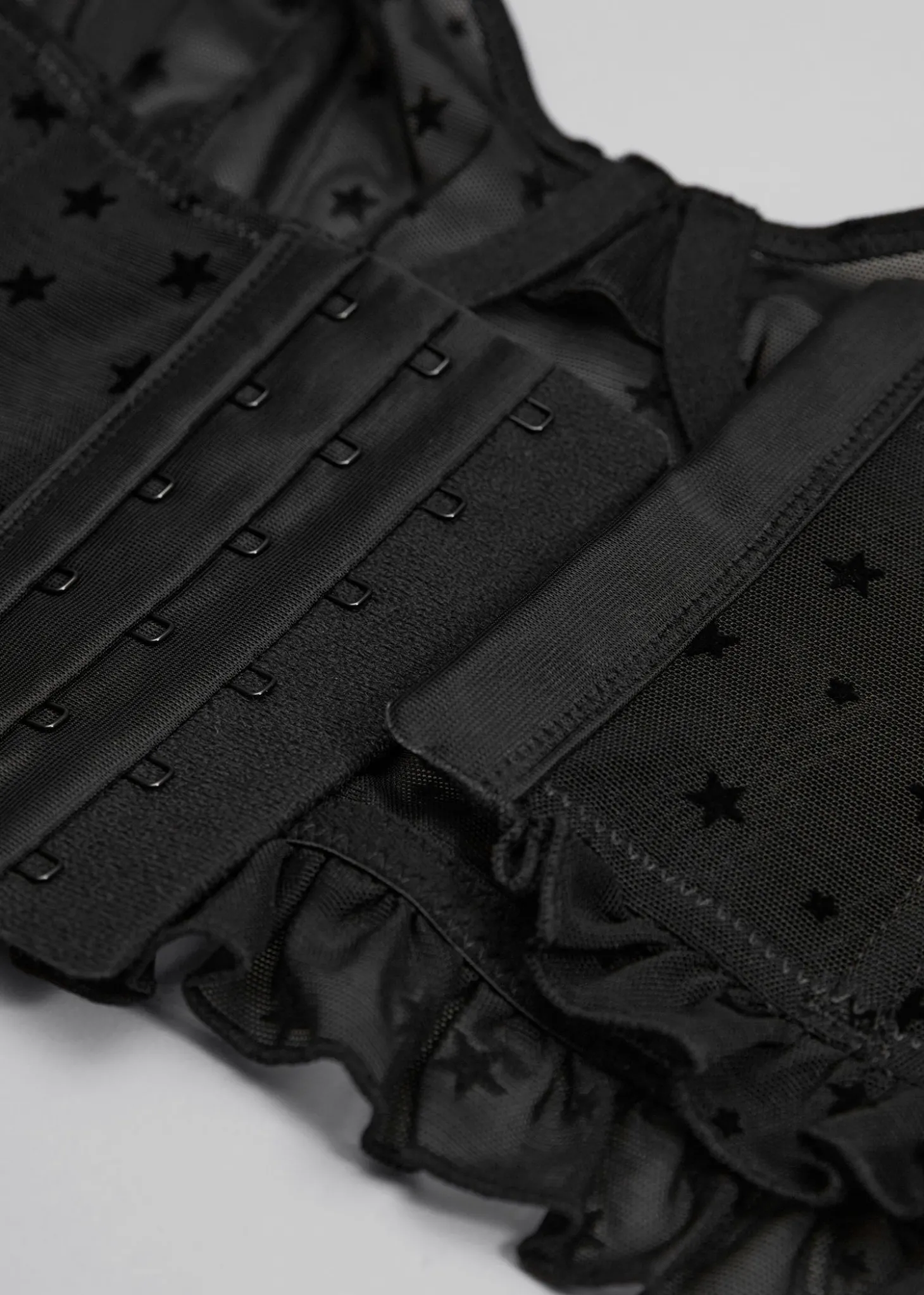 Frilled Star-Motif Bustier