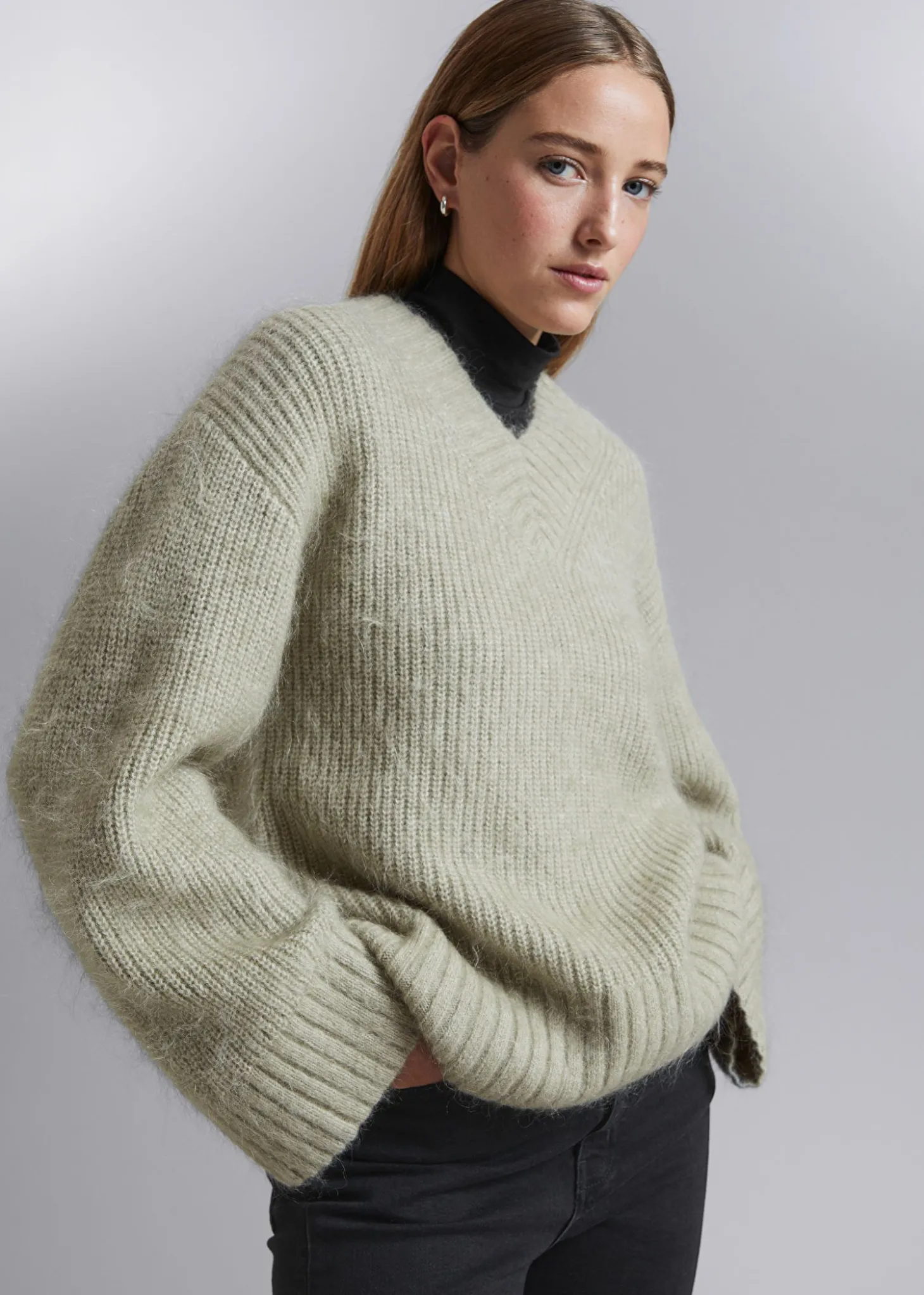 Fuzzy Knit Jumper
