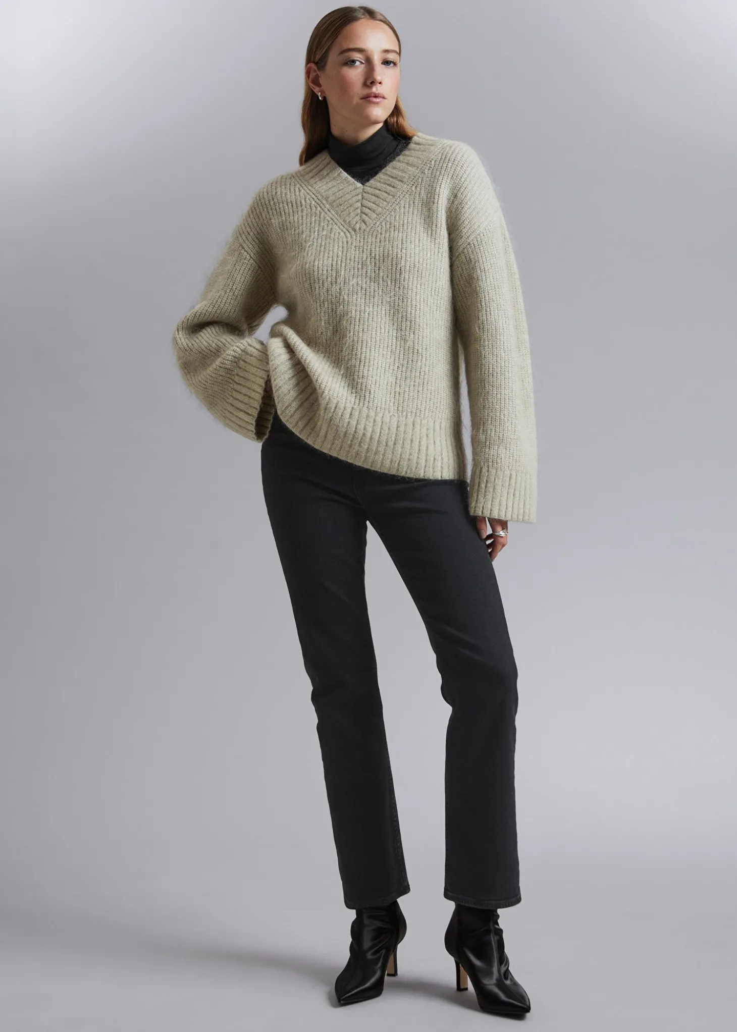 Fuzzy Knit Jumper