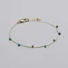 Gemstone Anheng Kjede Armband