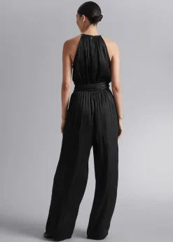 Halterneck Jumpsuit Med Belte