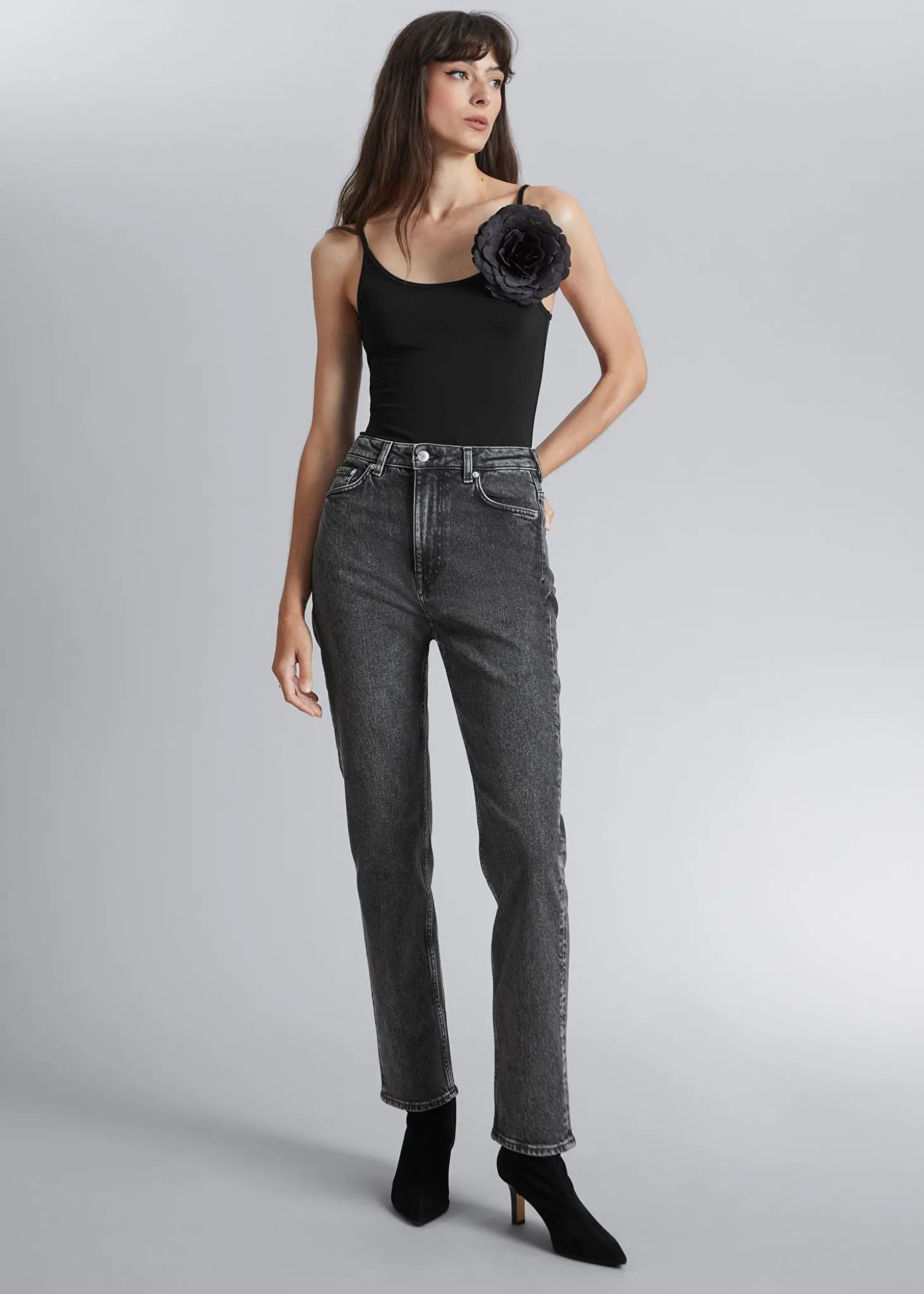 Jeans Med Smal Snitt