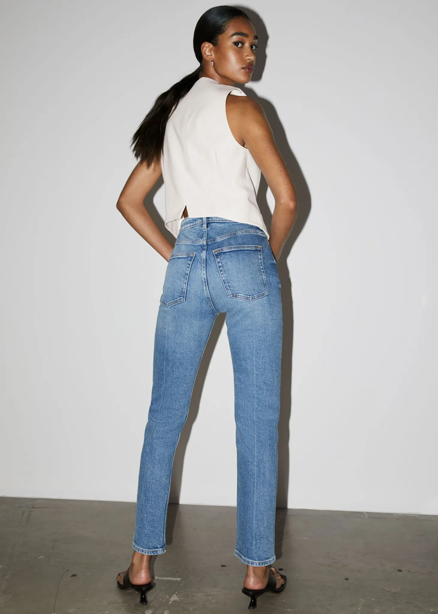 Jeans Med Smal Snitt