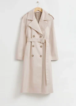 Klassisk Avslappet Trenchcoat