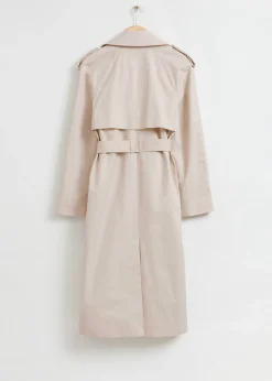 Klassisk Avslappet Trenchcoat