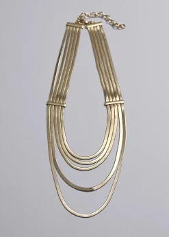 Lagdelt Snake-Chain Halskjede
