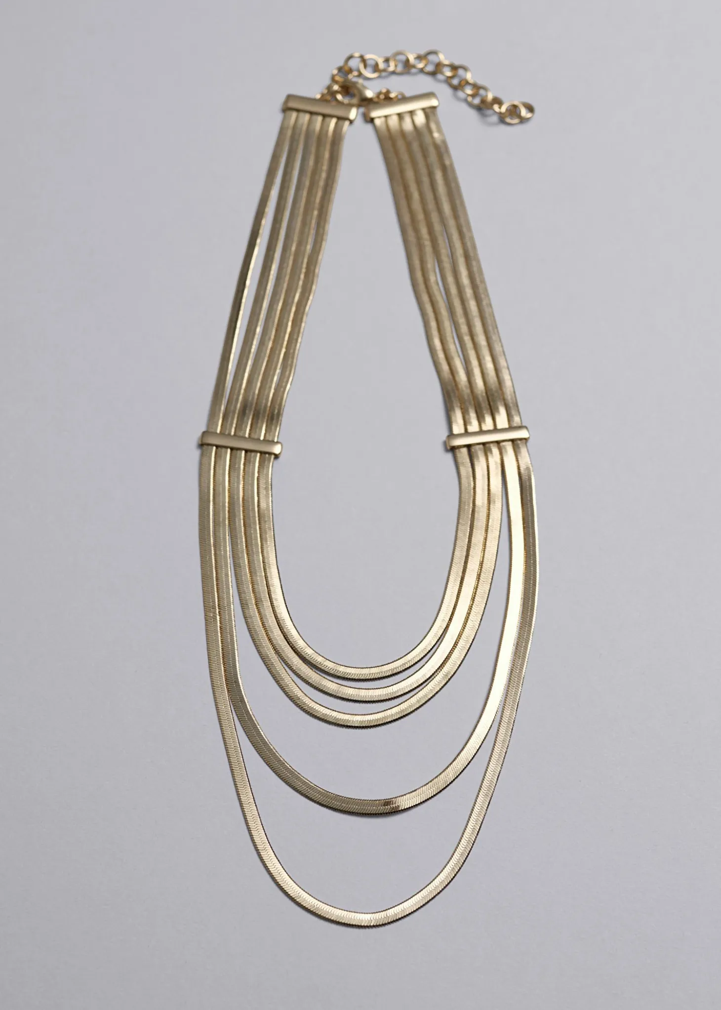 Lagdelt Snake-Chain Halskjede