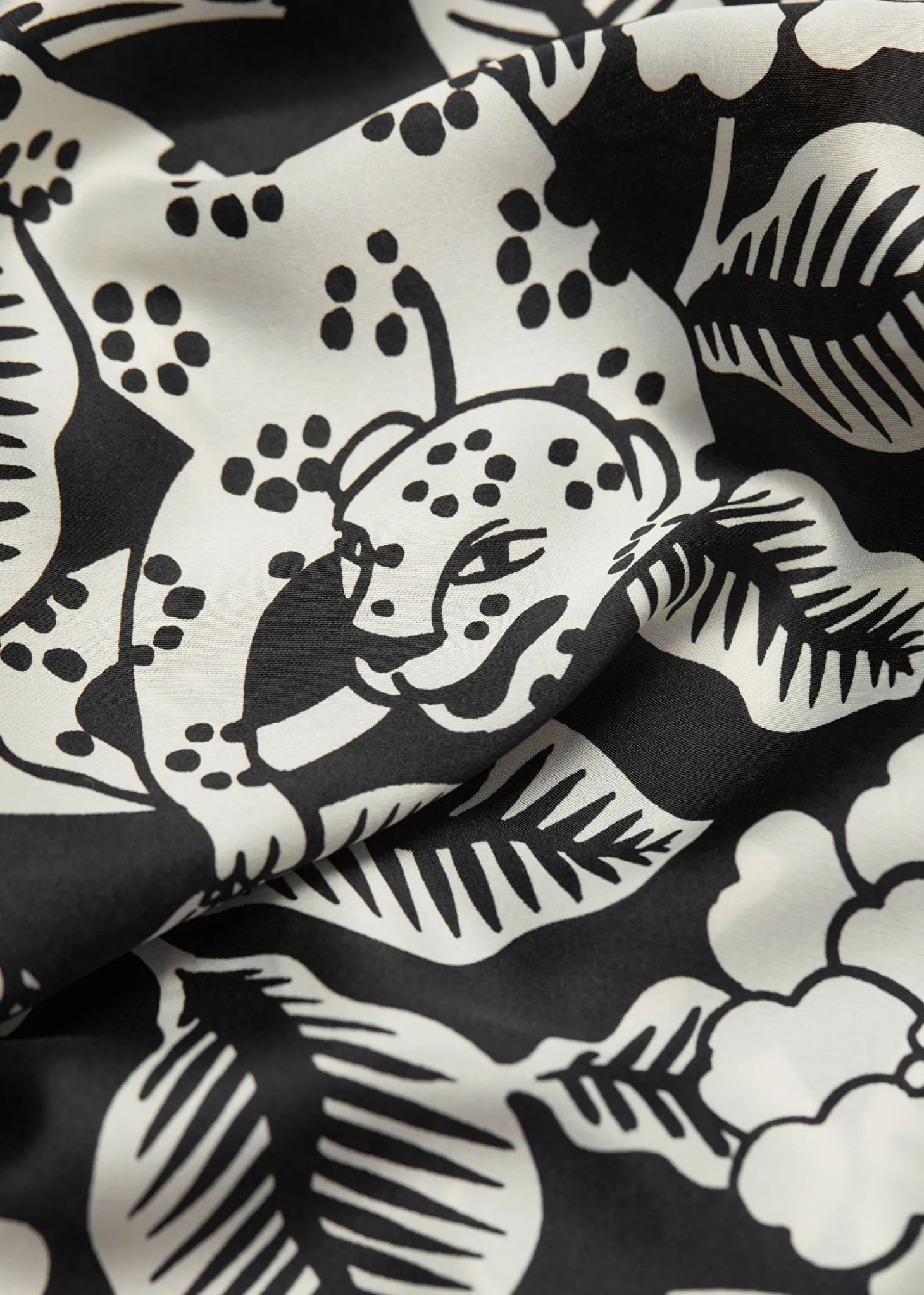 Leopard Firkantet Skjerf