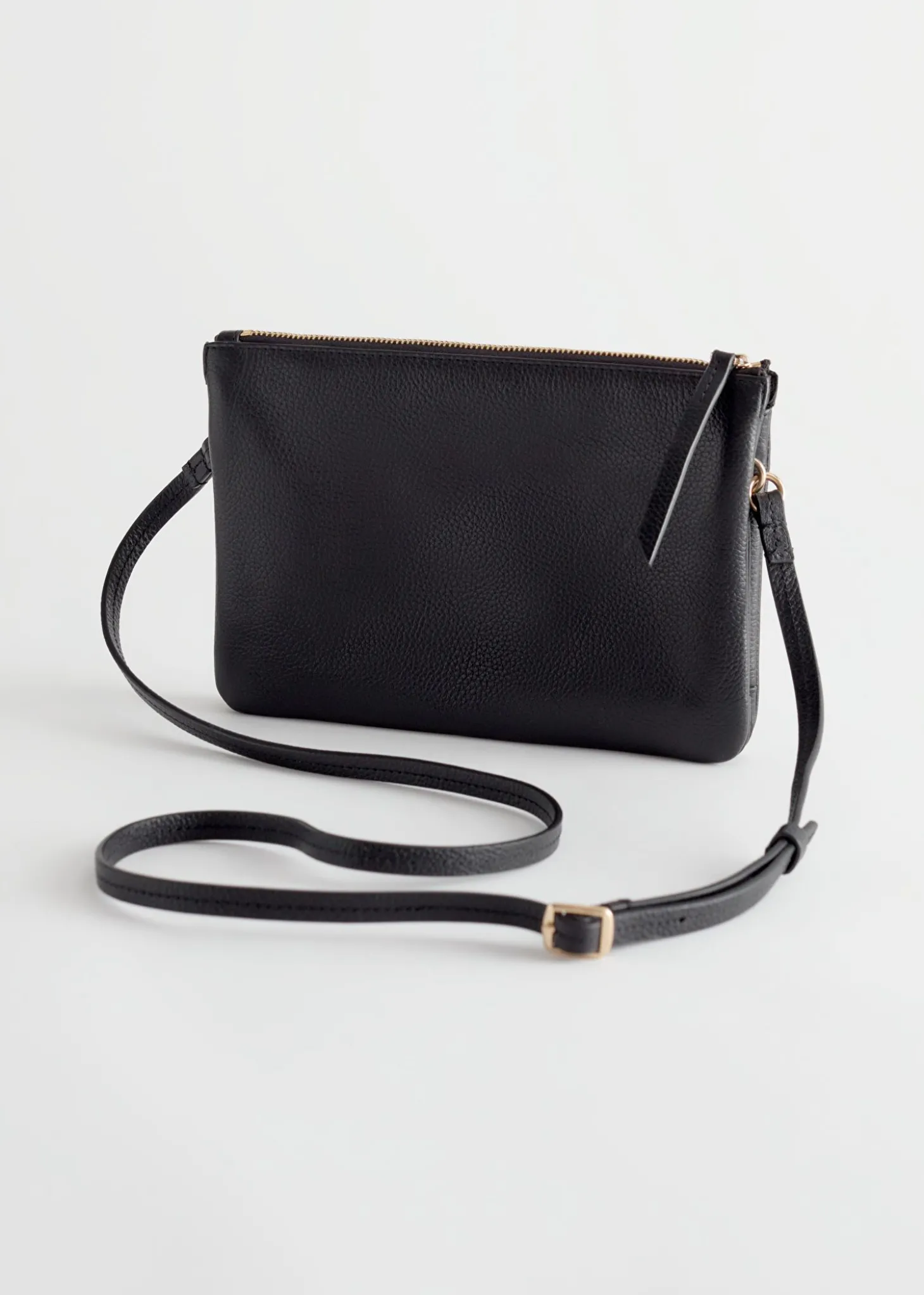 Liten Crossbody-Veske I Skinn