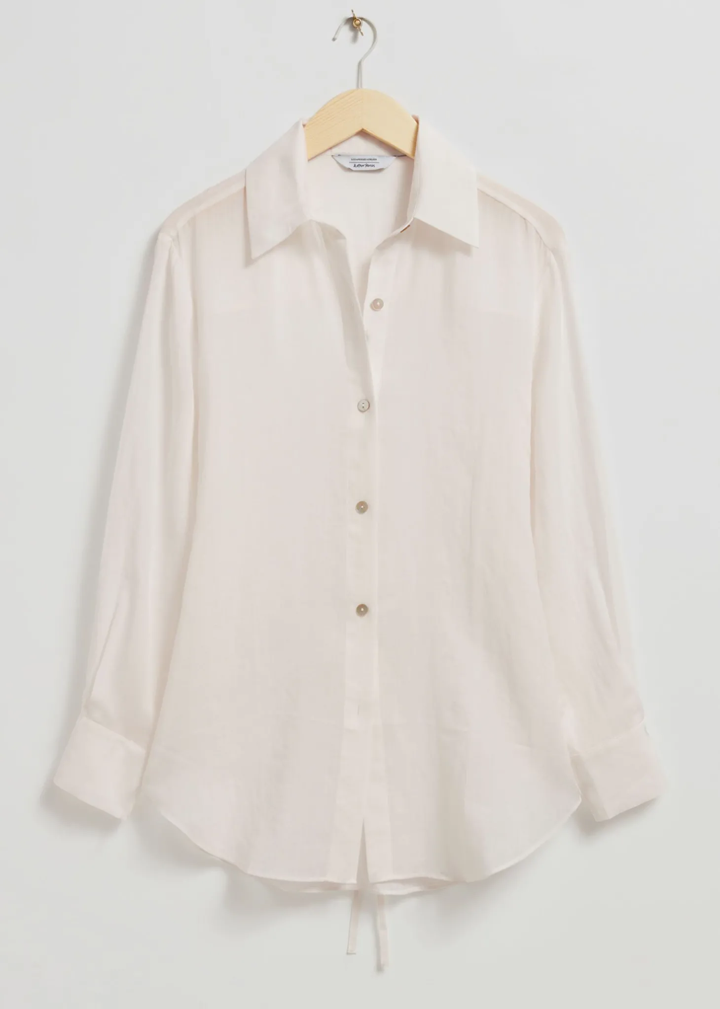 Loose-Fit Back-Tie Detail-Skjørte