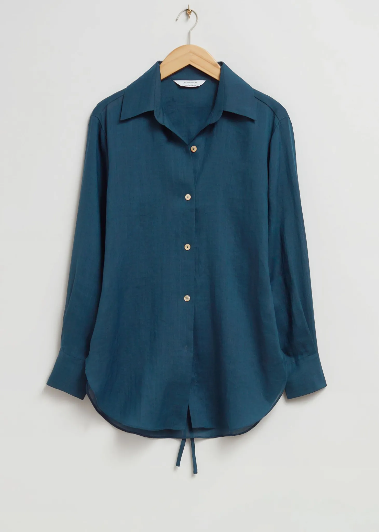 Loose-Fit Back-Tie Detail-Skjørte