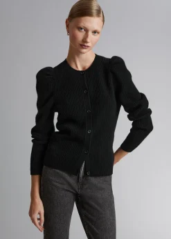 Merino Puffermet Cardigan