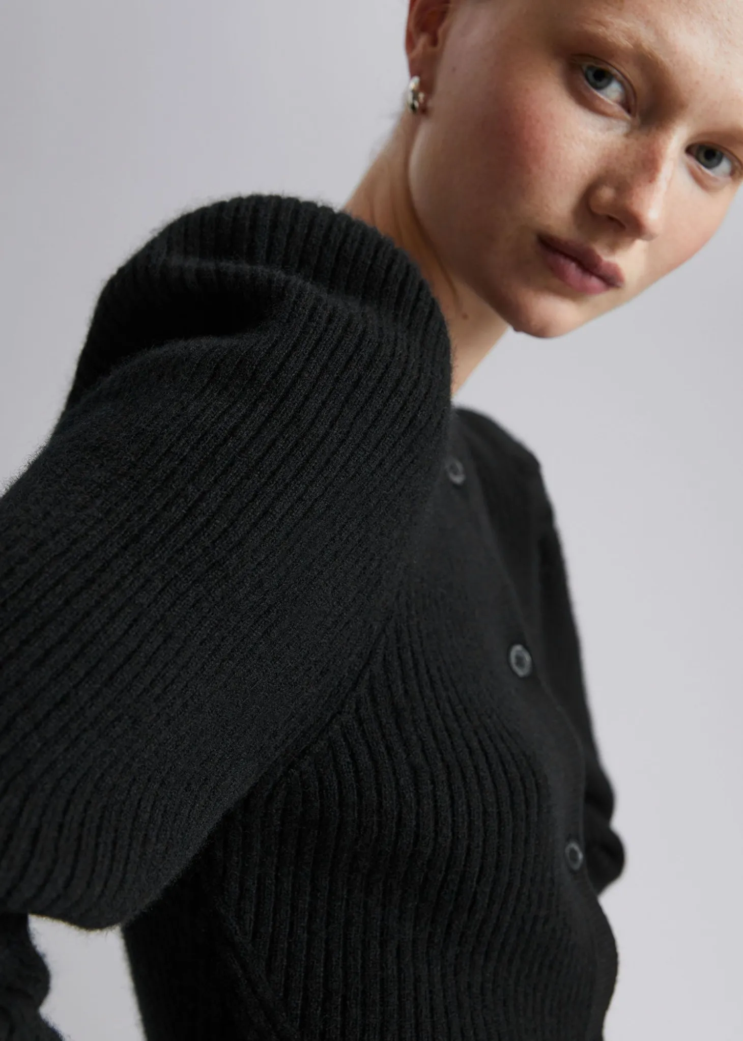 Merino Puffermet Cardigan