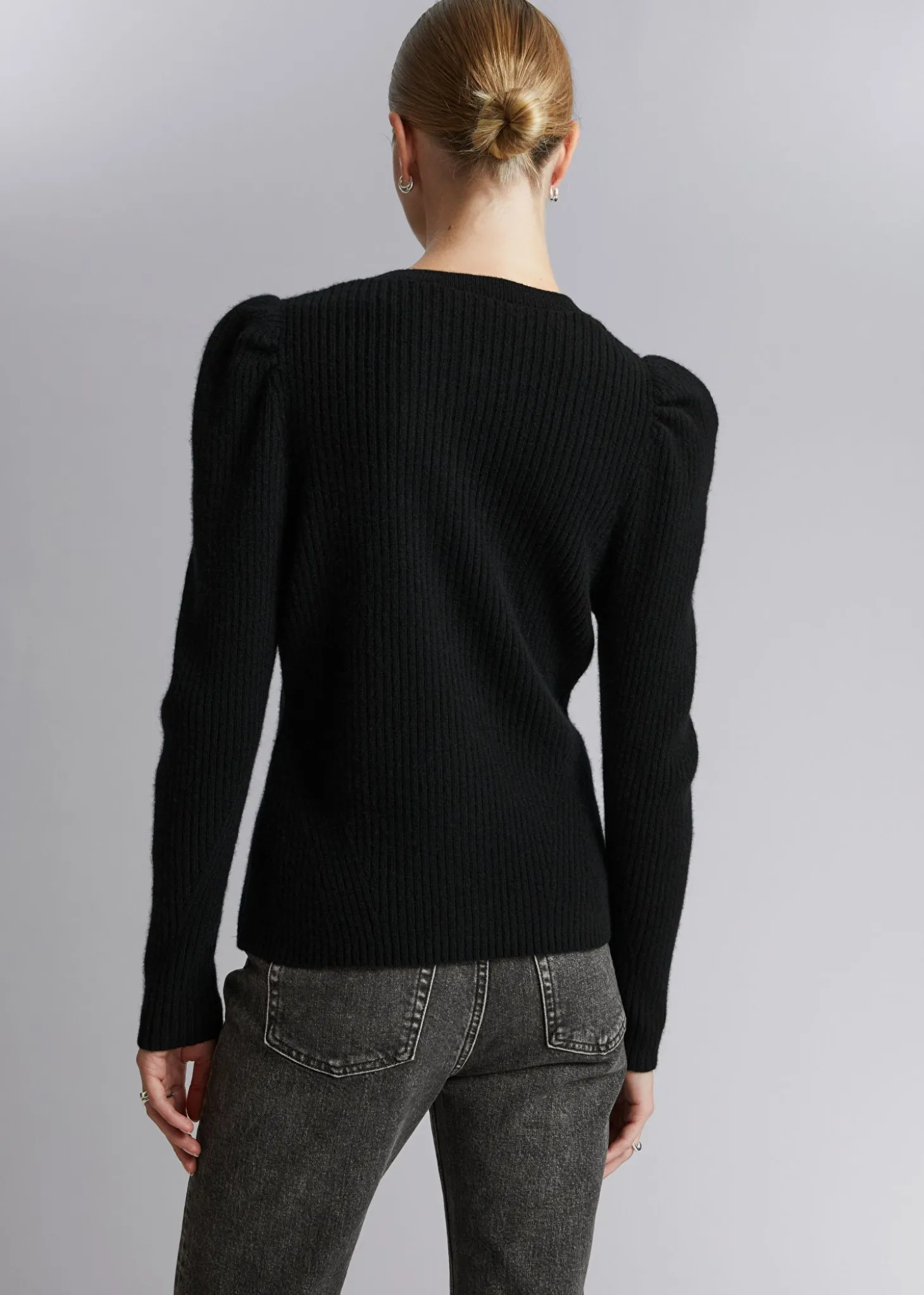 Merino Puffermet Cardigan