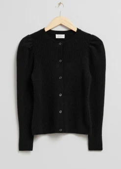 Merino Puffermet Cardigan