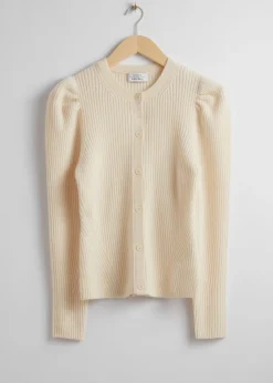 Merino Puffermet Cardigan
