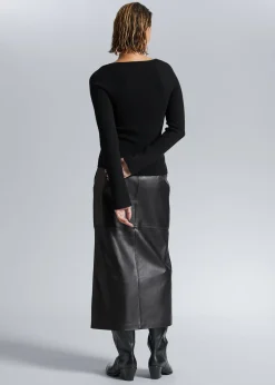 Merino Ribbestrikket Genser