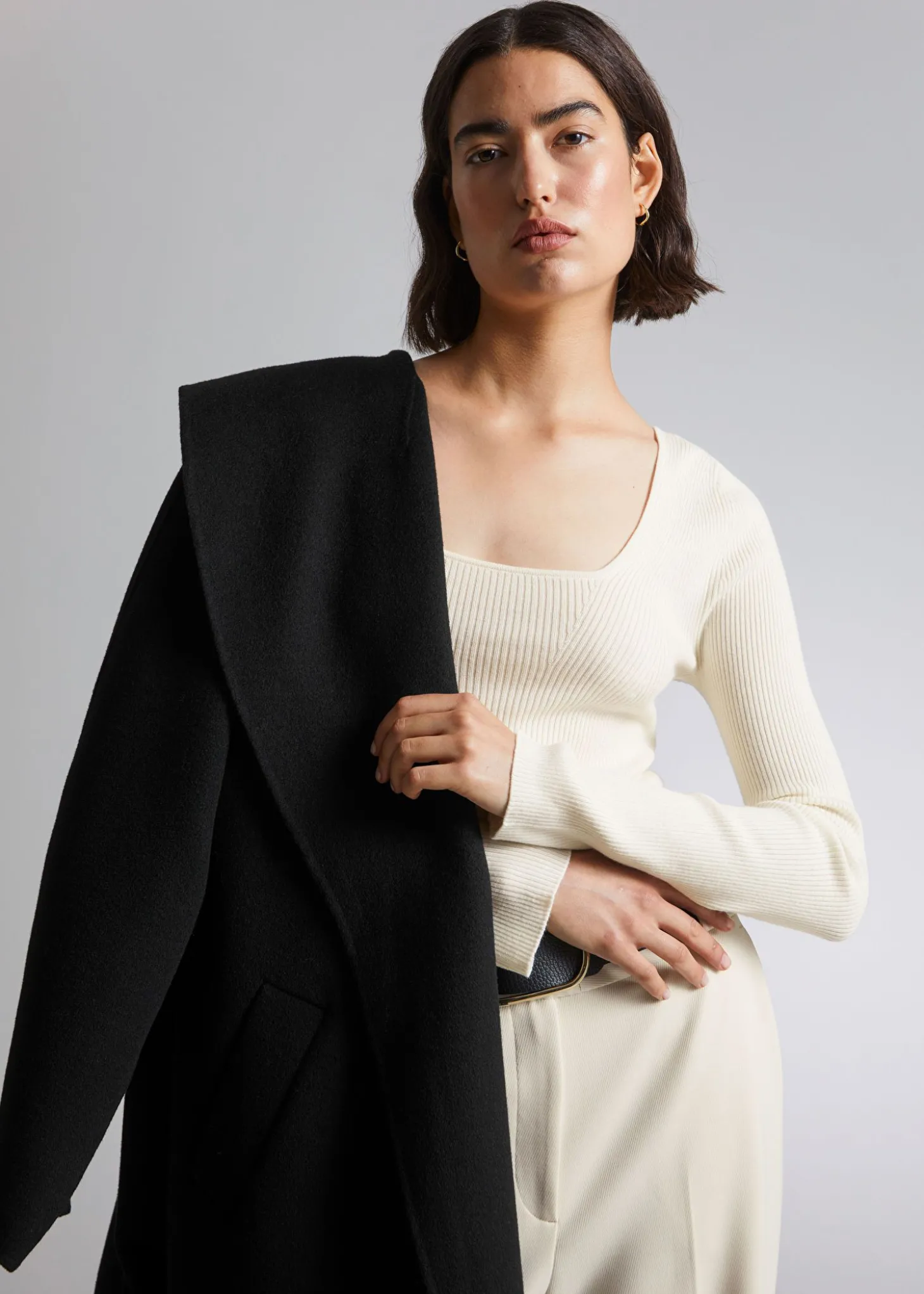 Merino Ribbestrikket Genser