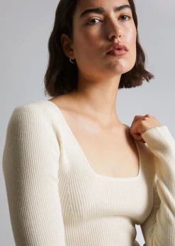 Merino Ribbestrikket Genser