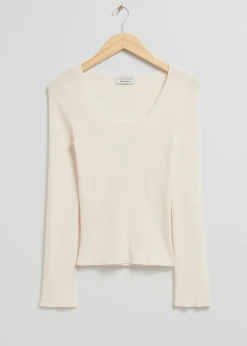 Merino Ribbestrikket Genser