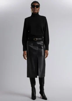 Merino Turtleneck Strikket Genser