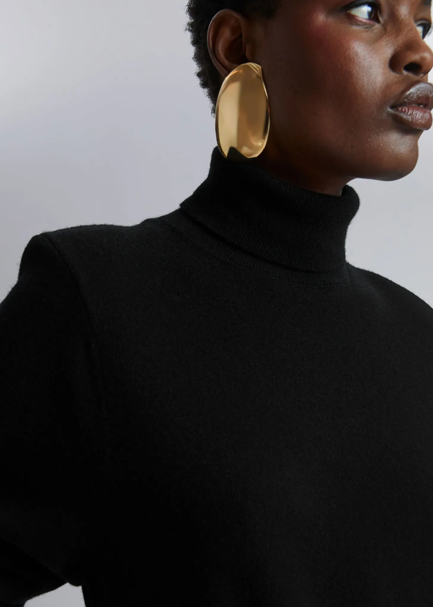 Merino Turtleneck Strikket Genser