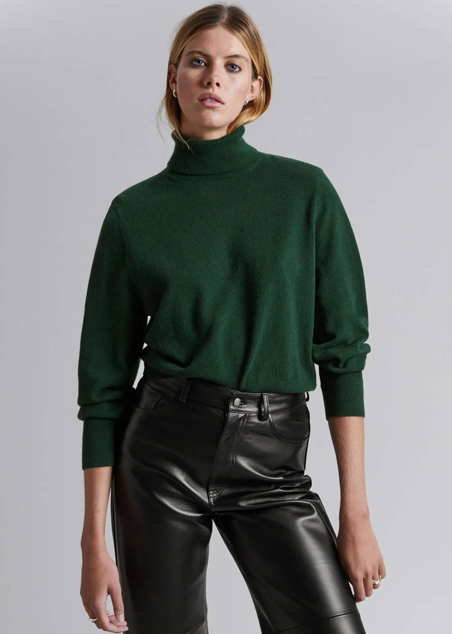 Merino Turtleneck Strikket Genser
