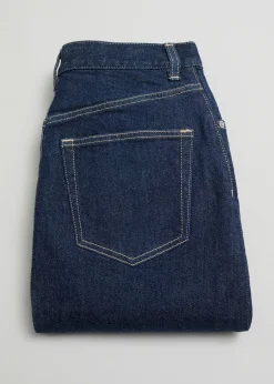 MidiSkjørt I Denim Med 5 Lommer