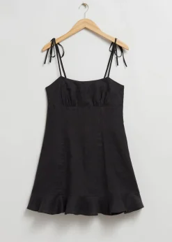 Minikjole Med Strappy Trykk