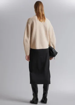 Mock Neck Merino Jumper