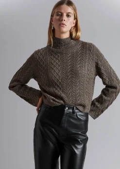 Mock Neck Merino Jumper