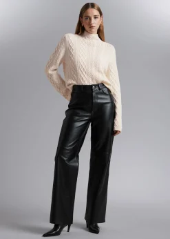 Mock Neck Merino Jumper