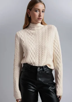 Mock Neck Merino Jumper