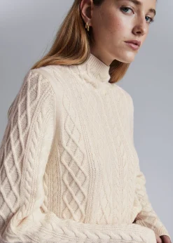 Mock Neck Merino Jumper