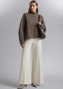 Mock Neck Merino Jumper