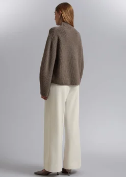 Mock Neck Merino Jumper