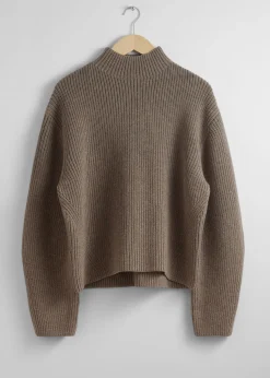 Mock Neck Merino Jumper