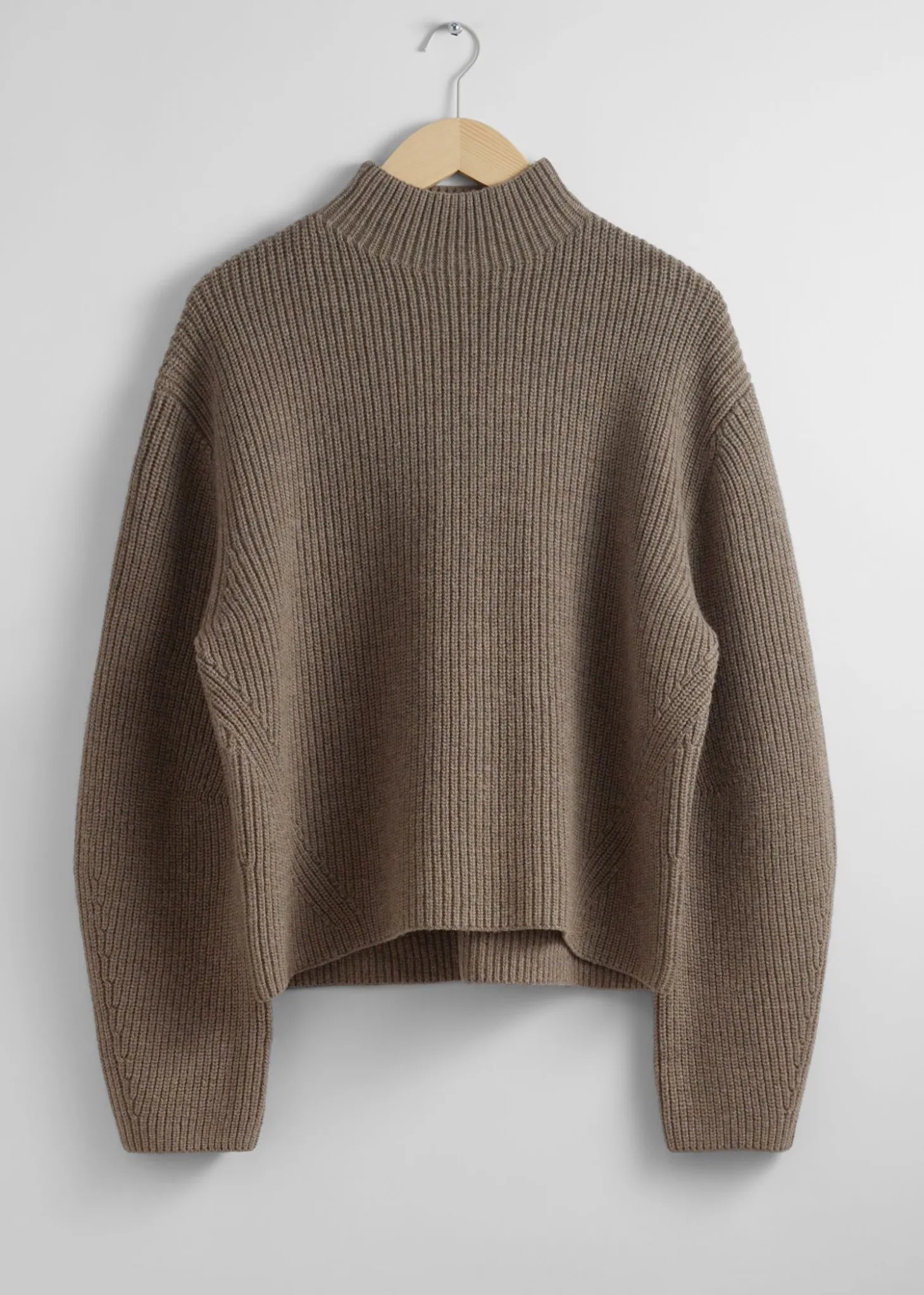 Mock Neck Merino Jumper