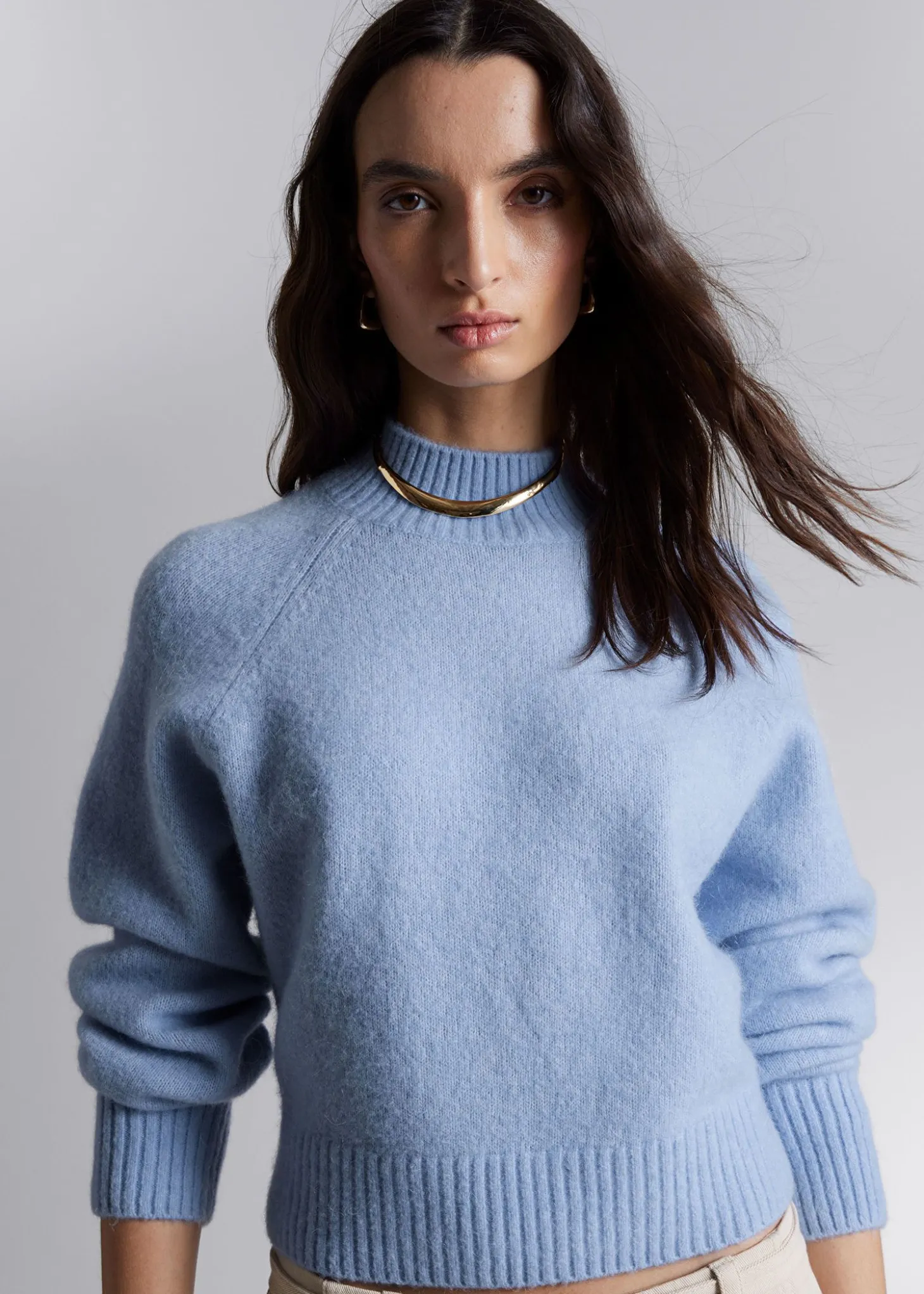 Mock Neck Ullgenser