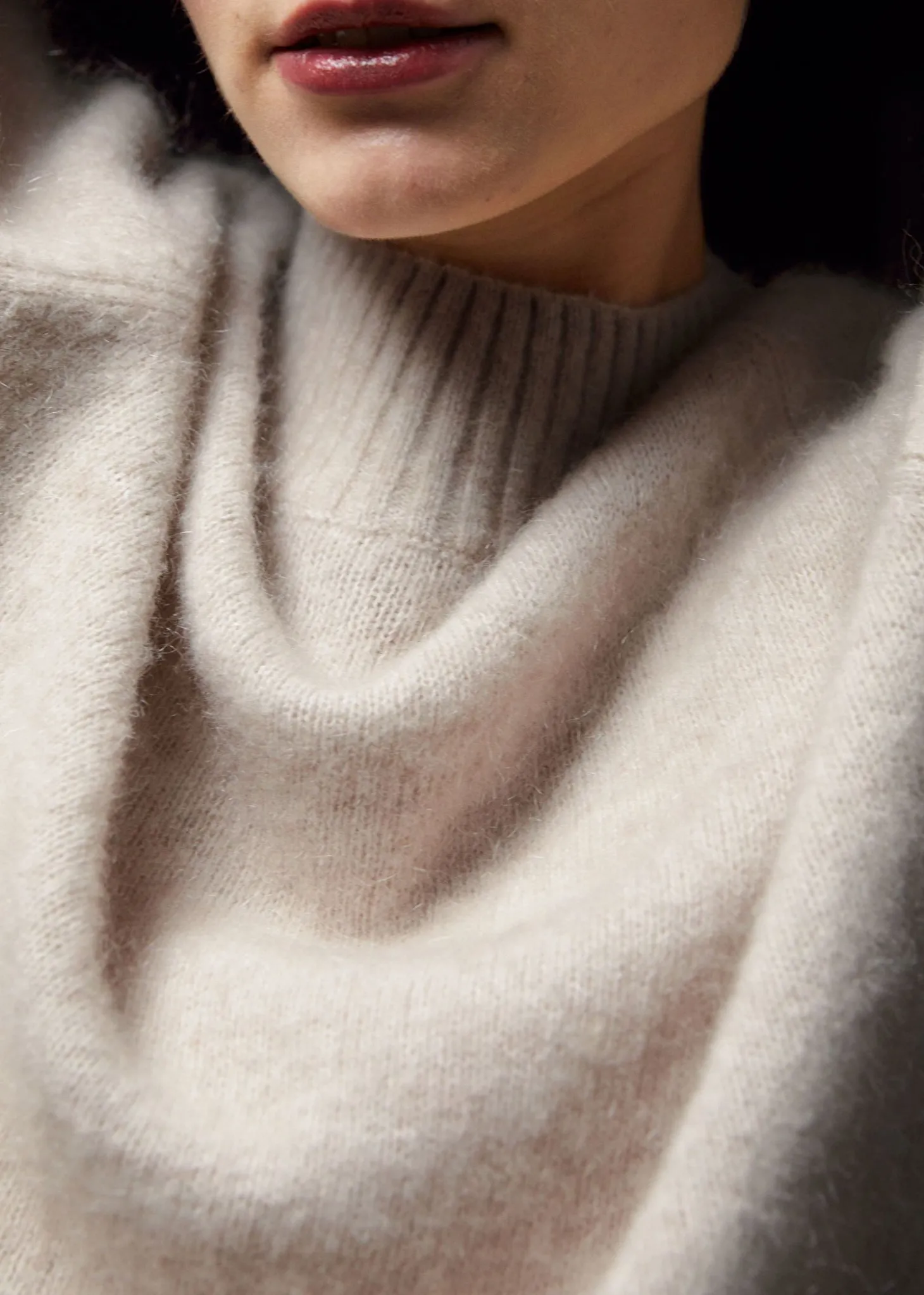 Mock Neck Ullgenser